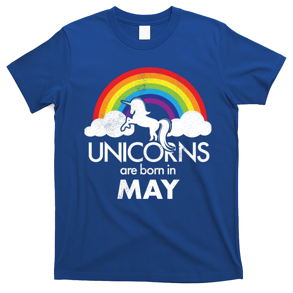 Unicorns Are Born in May T-Shirt Hoodie, Sweatshirt | CoreVibeTees.com