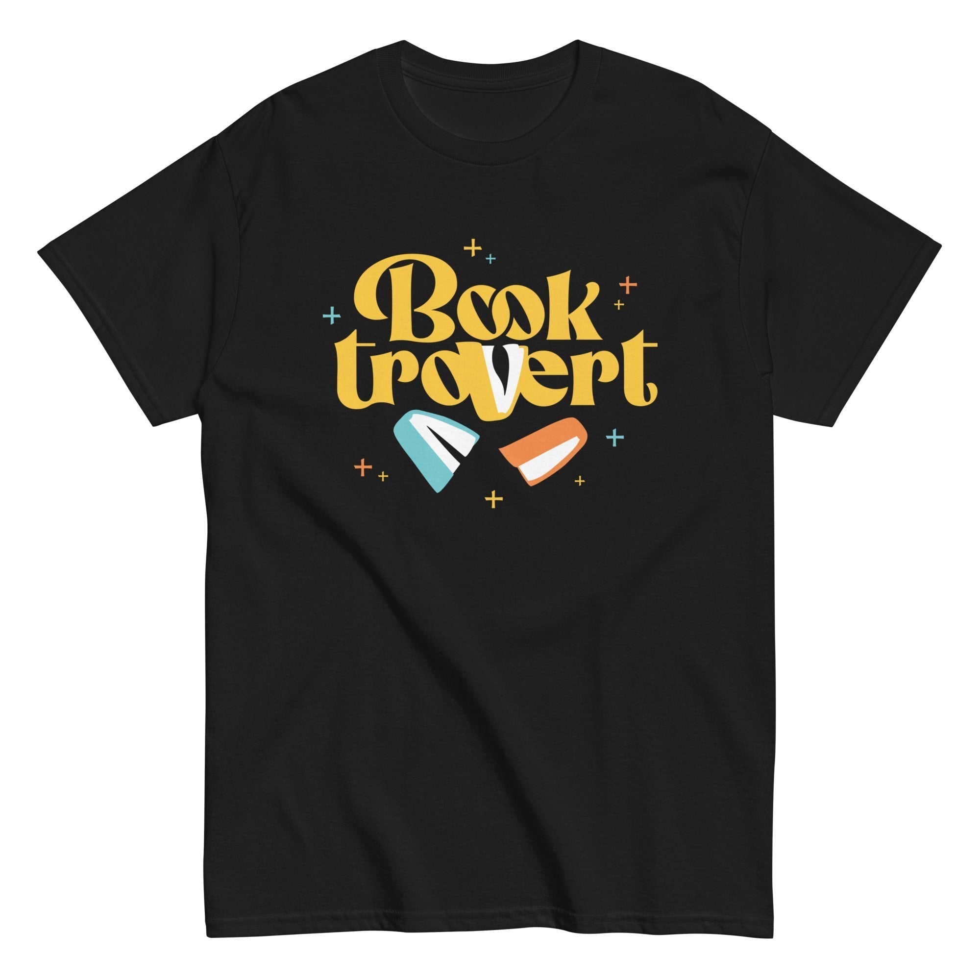 Booktrovert Men's Classic Tee Hoodie, Sweatshirt | CoreVibeTees.com (Image 2)