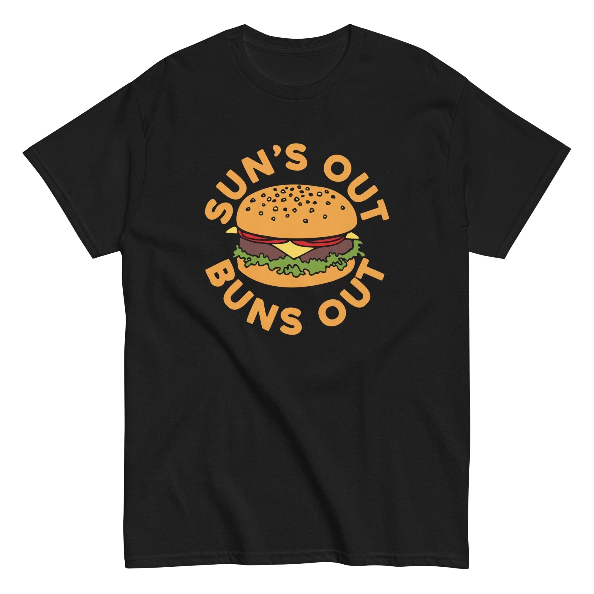 Sun's Out Buns Out Men's Classic Tee Hoodie, Sweatshirt | CoreVibeTees.com (Image 2)