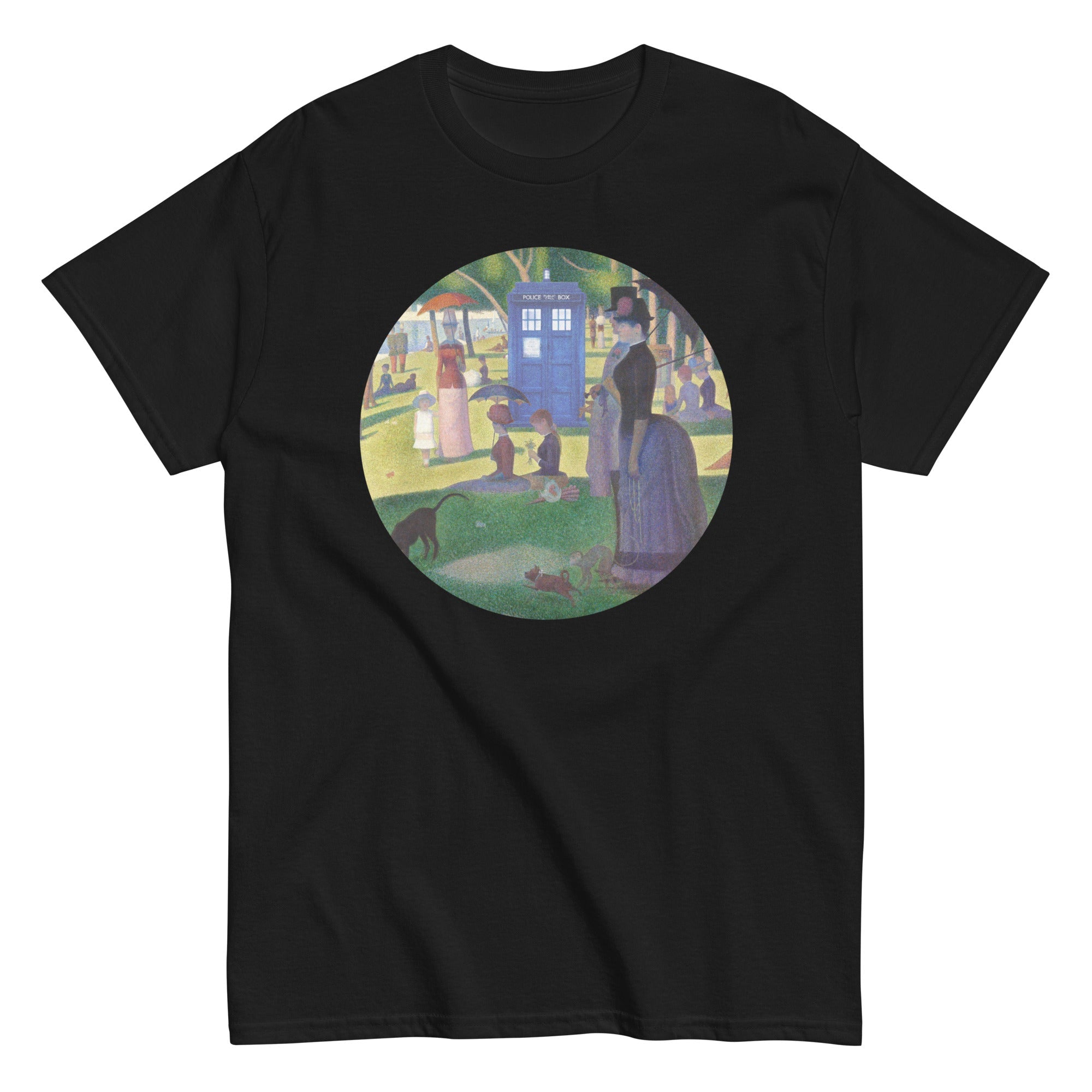 Tardis On La Grande Men's Classic Tee Hoodie, Sweatshirt | CoreVibeTees.com (Image 2)