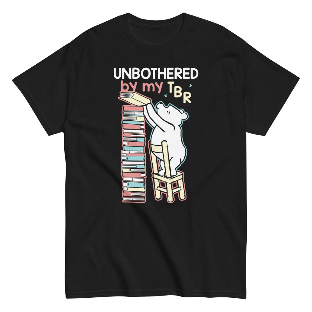 Unbothered By My TBR Men's Classic Tee Hoodie, Sweatshirt | CoreVibeTees.com (Image 3)