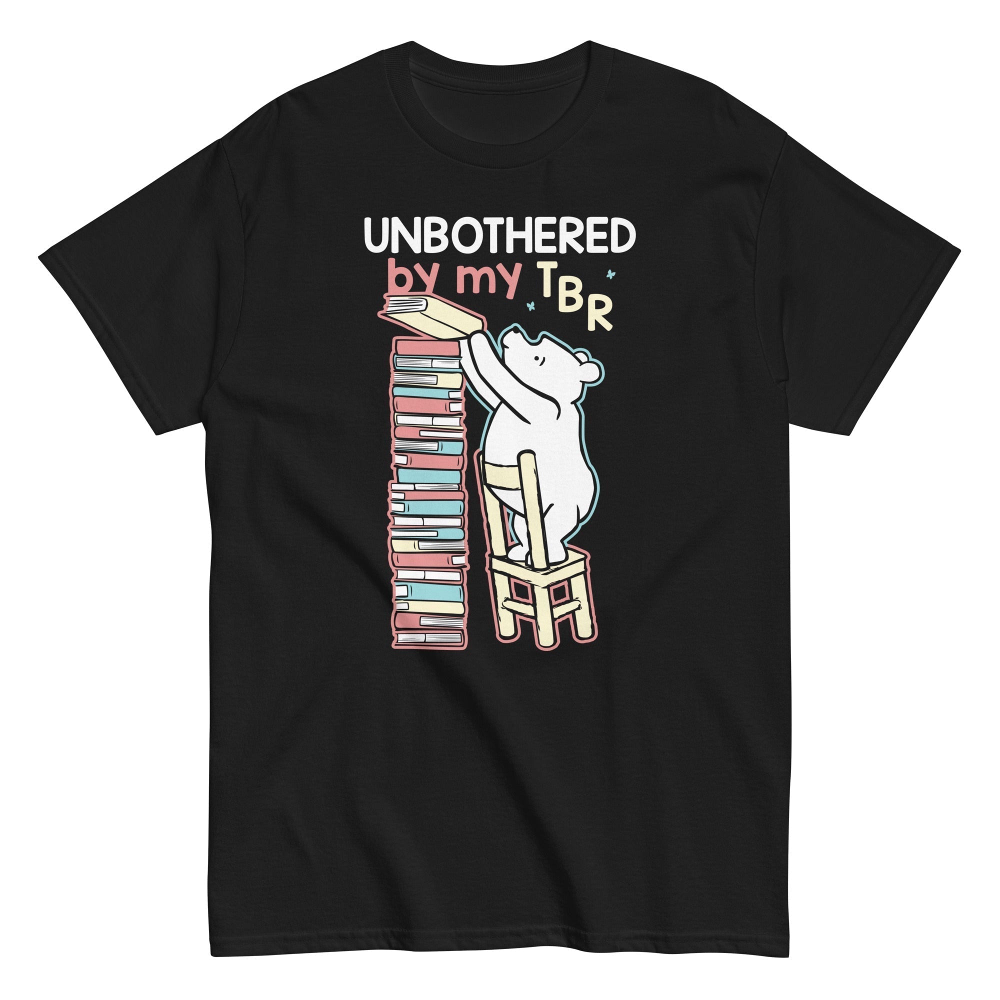 Unbothered By My TBR Men's Classic Tee Hoodie, Sweatshirt | CoreVibeTees.com (Image 3)