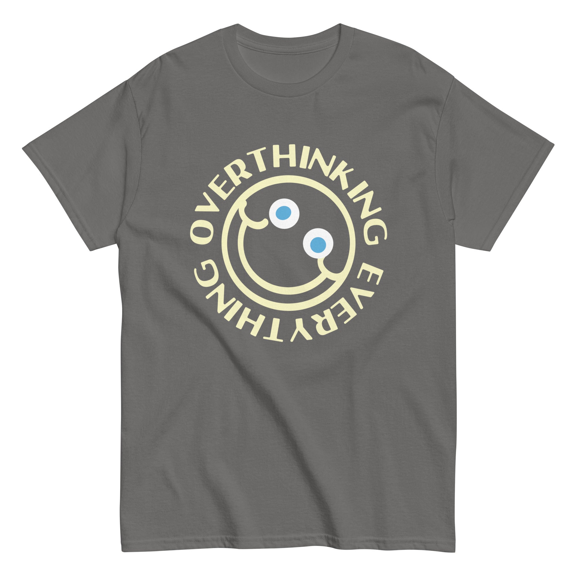 Overthinking Everything Men's Classic Tee Hoodie, Sweatshirt | CoreVibeTees.com (Image 5)