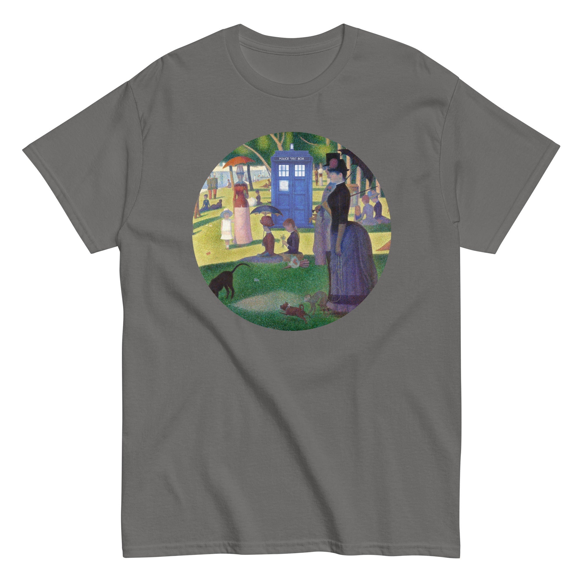 Tardis On La Grande Men's Classic Tee Hoodie, Sweatshirt | CoreVibeTees.com (Image 4)
