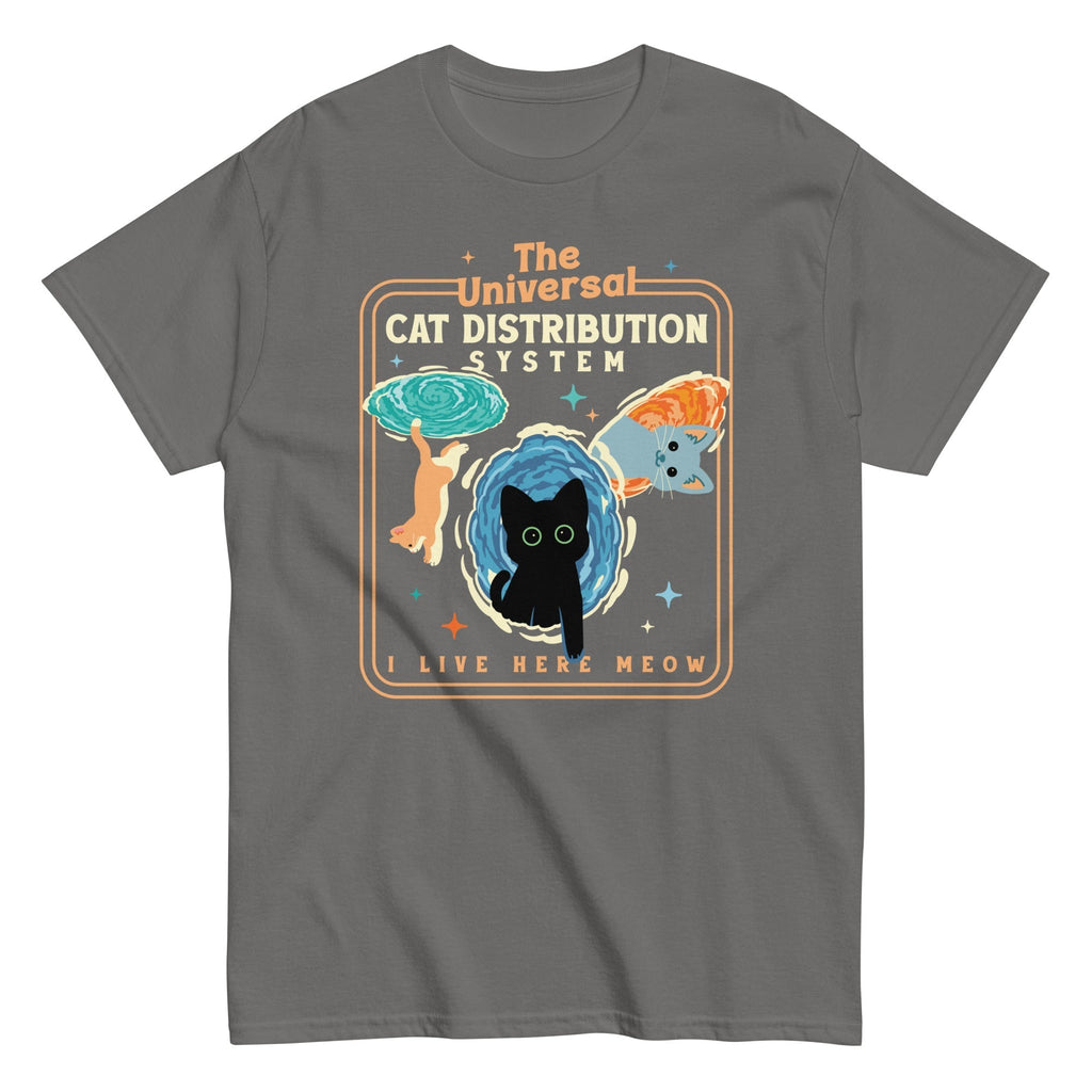 The Universal Cat Distribution System Men's Classic Tee Hoodie, Sweatshirt | CoreVibeTees.com (Image 5)