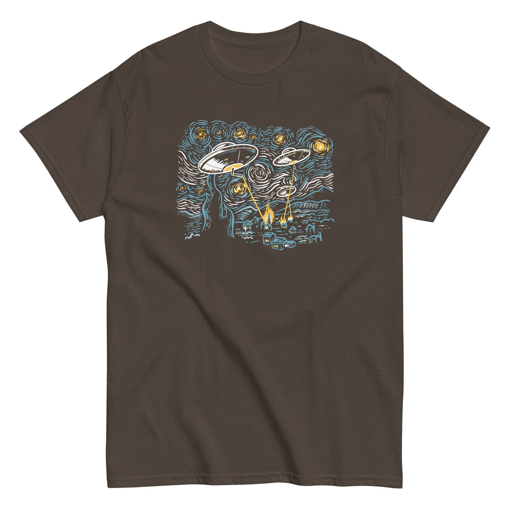 Starry Invasion Men's Classic Tee Hoodie, Sweatshirt | CoreVibeTees.com (Image 5)