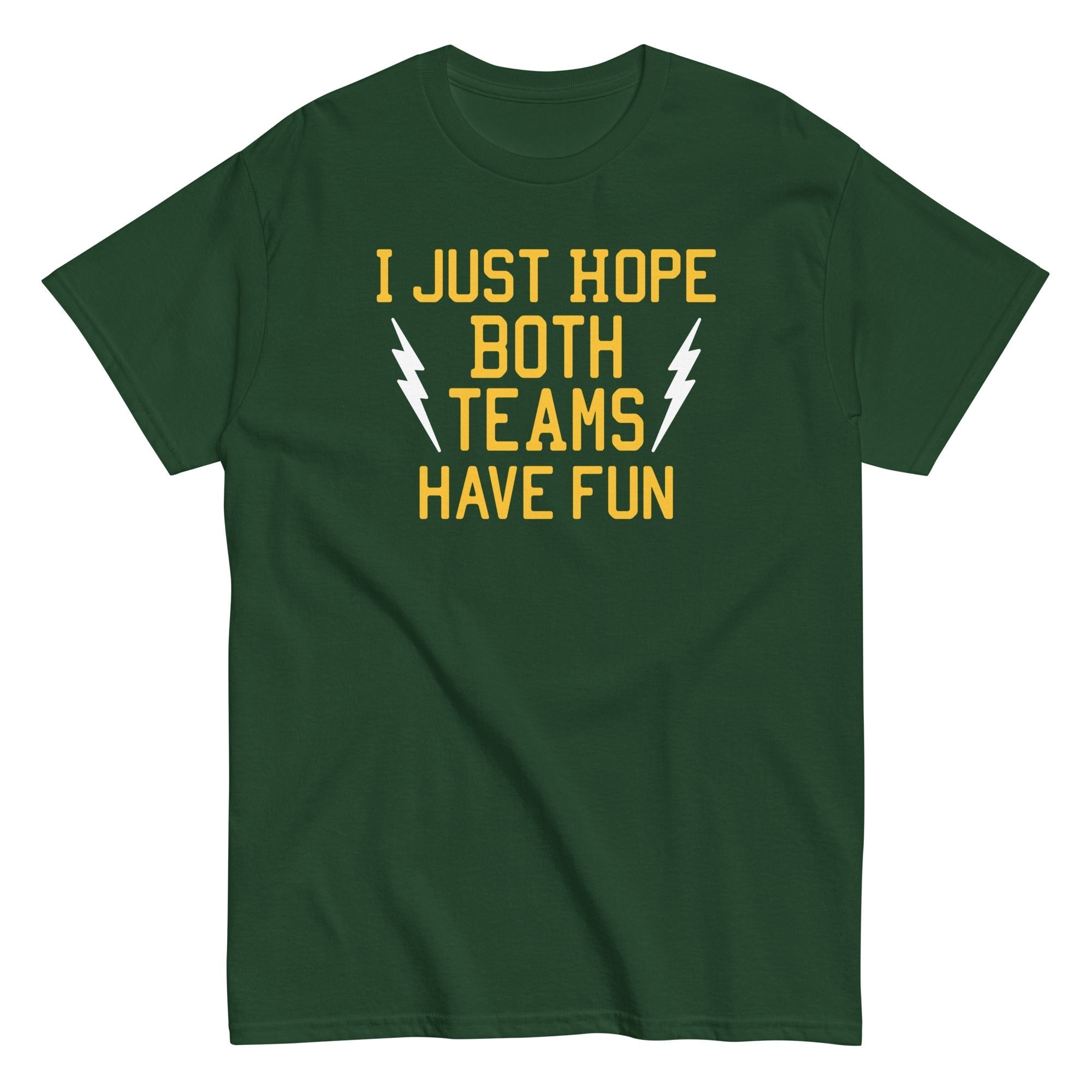 I Just Hope Both Teams Have Fun Men's Classic Tee Hoodie, Sweatshirt | CoreVibeTees.com (Image 2)