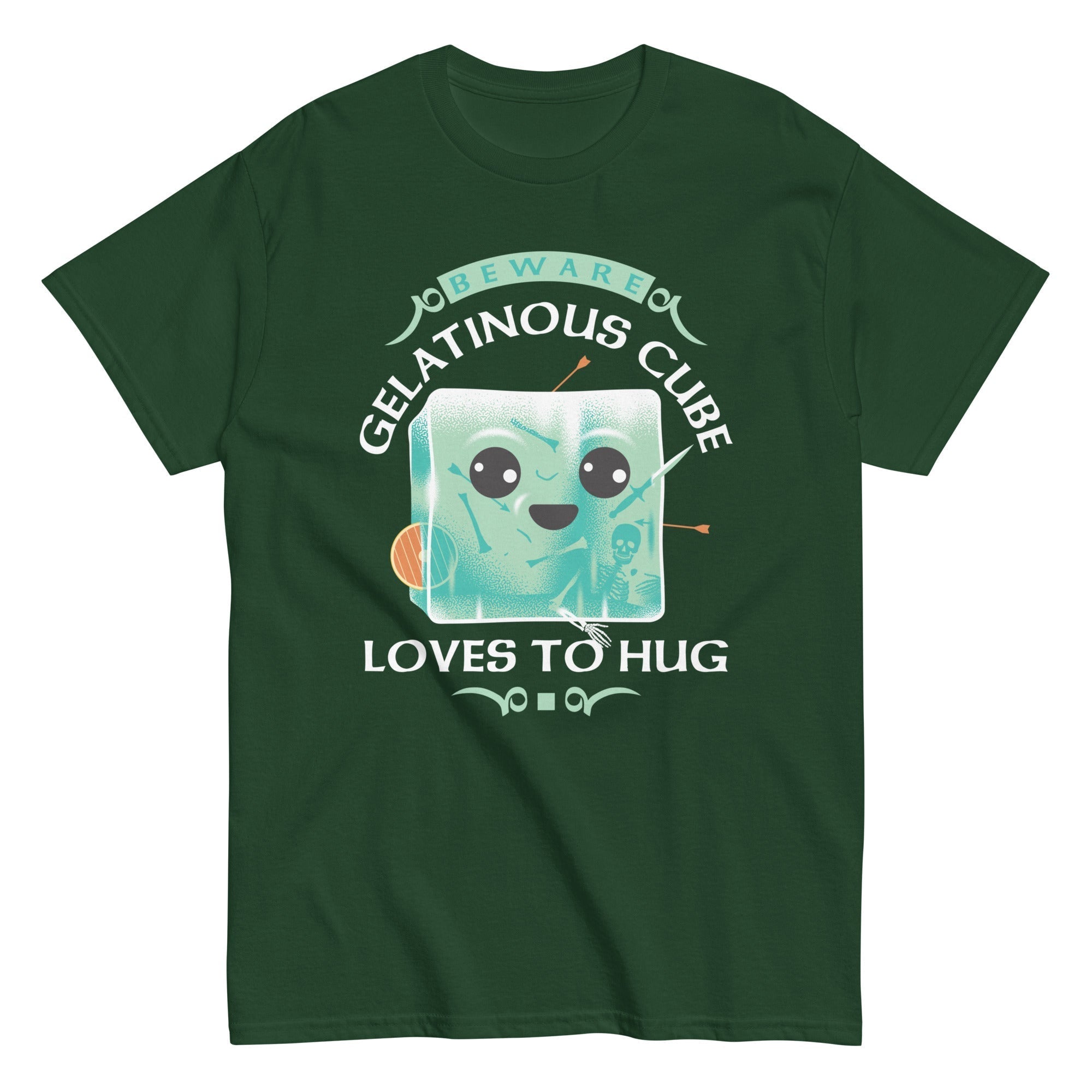 Gelatinous Cube Loves To Hug Men's Classic Tee Hoodie, Sweatshirt | CoreVibeTees.com (Image 2)