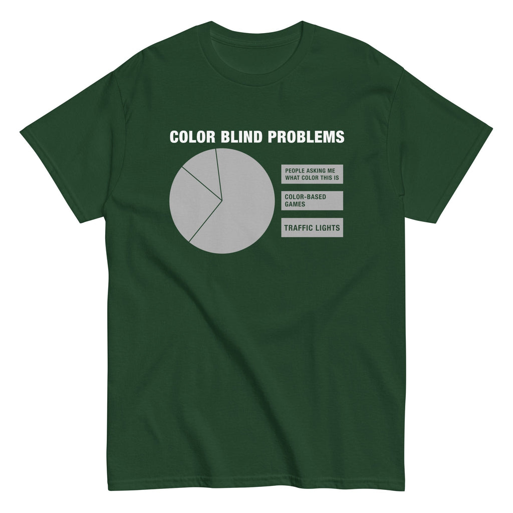 Color Blind Problems Men's Classic Tee Hoodie, Sweatshirt | CoreVibeTees.com (Image 5)