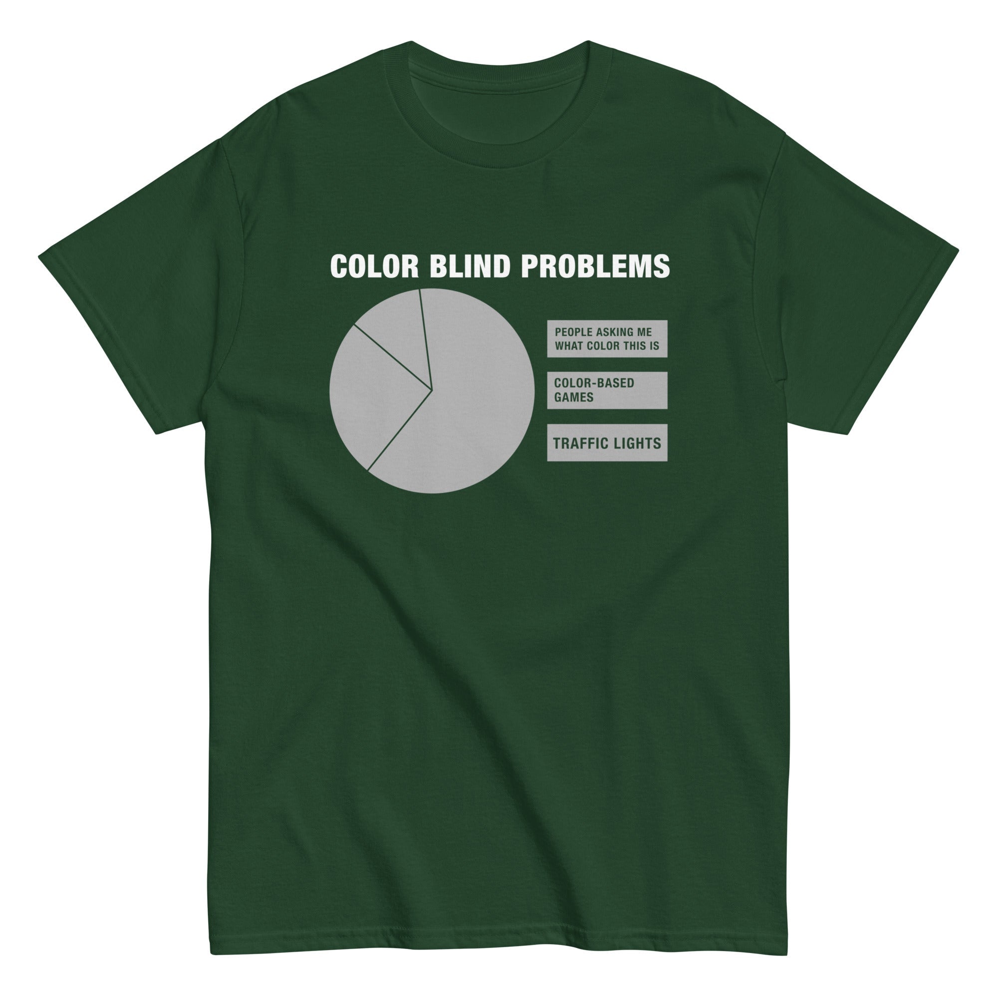 Color Blind Problems Men's Classic Tee Hoodie, Sweatshirt | CoreVibeTees.com (Image 5)