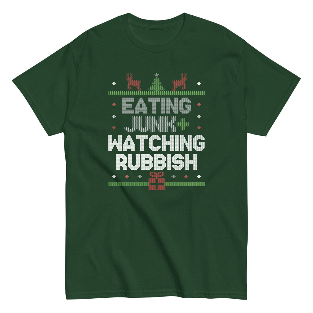 Eating Junk And Watching Rubbish Men's Classic Tee Hoodie, Sweatshirt | CoreVibeTees.com (Image 5)