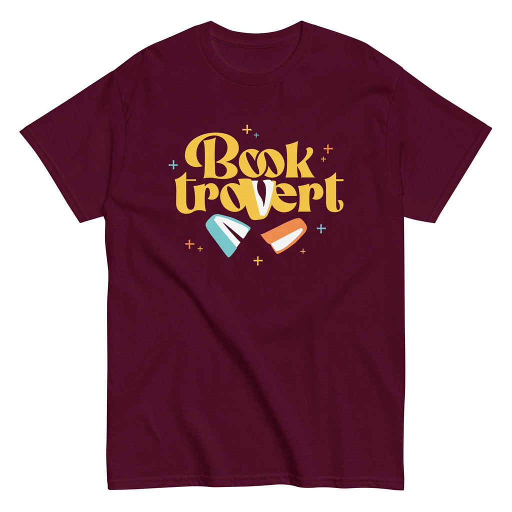 Booktrovert Men's Classic Tee Hoodie, Sweatshirt | CoreVibeTees.com (Image 1)