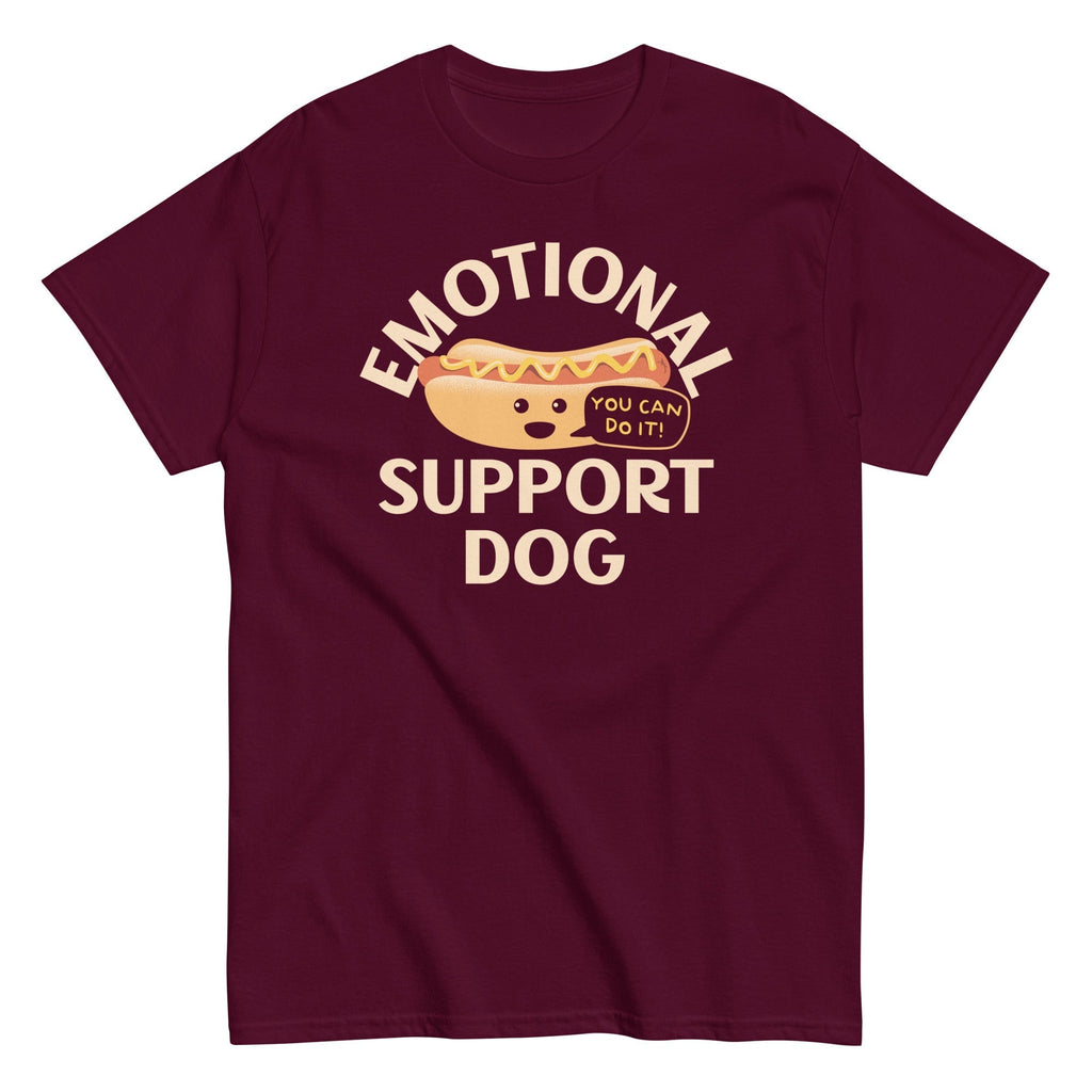 Emotional Support Dog Men's Classic Tee Hoodie, Sweatshirt | CoreVibeTees.com (Image 2)