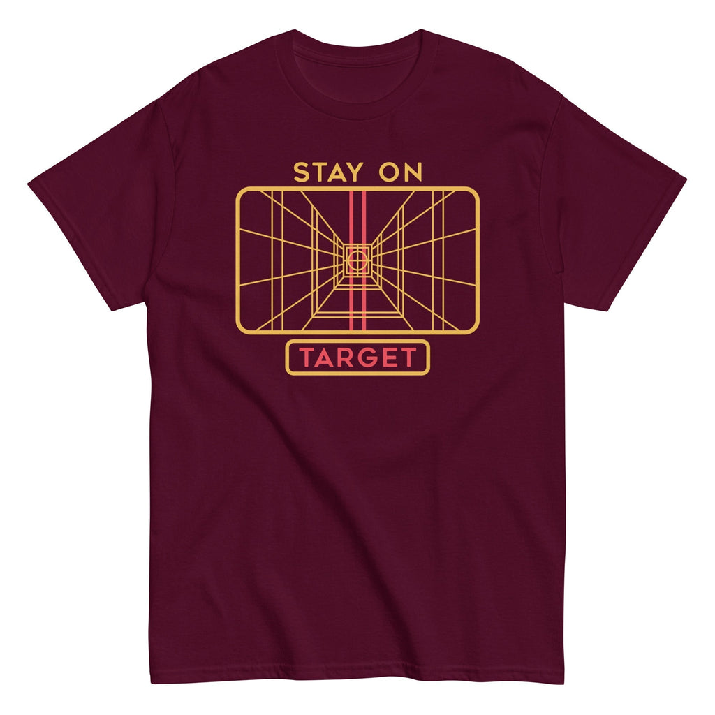 Stay On Target Men's Classic Tee Hoodie, Sweatshirt | CoreVibeTees.com (Image 4)
