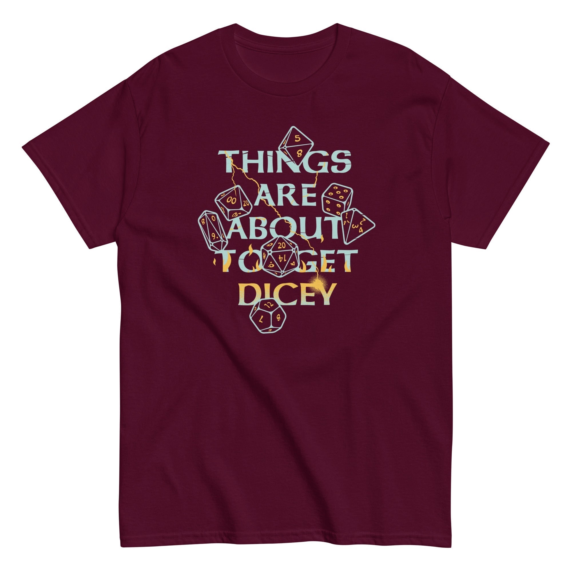 Things Are About To Get Dicey Men's Classic Tee Hoodie, Sweatshirt | CoreVibeTees.com (Image 5)
