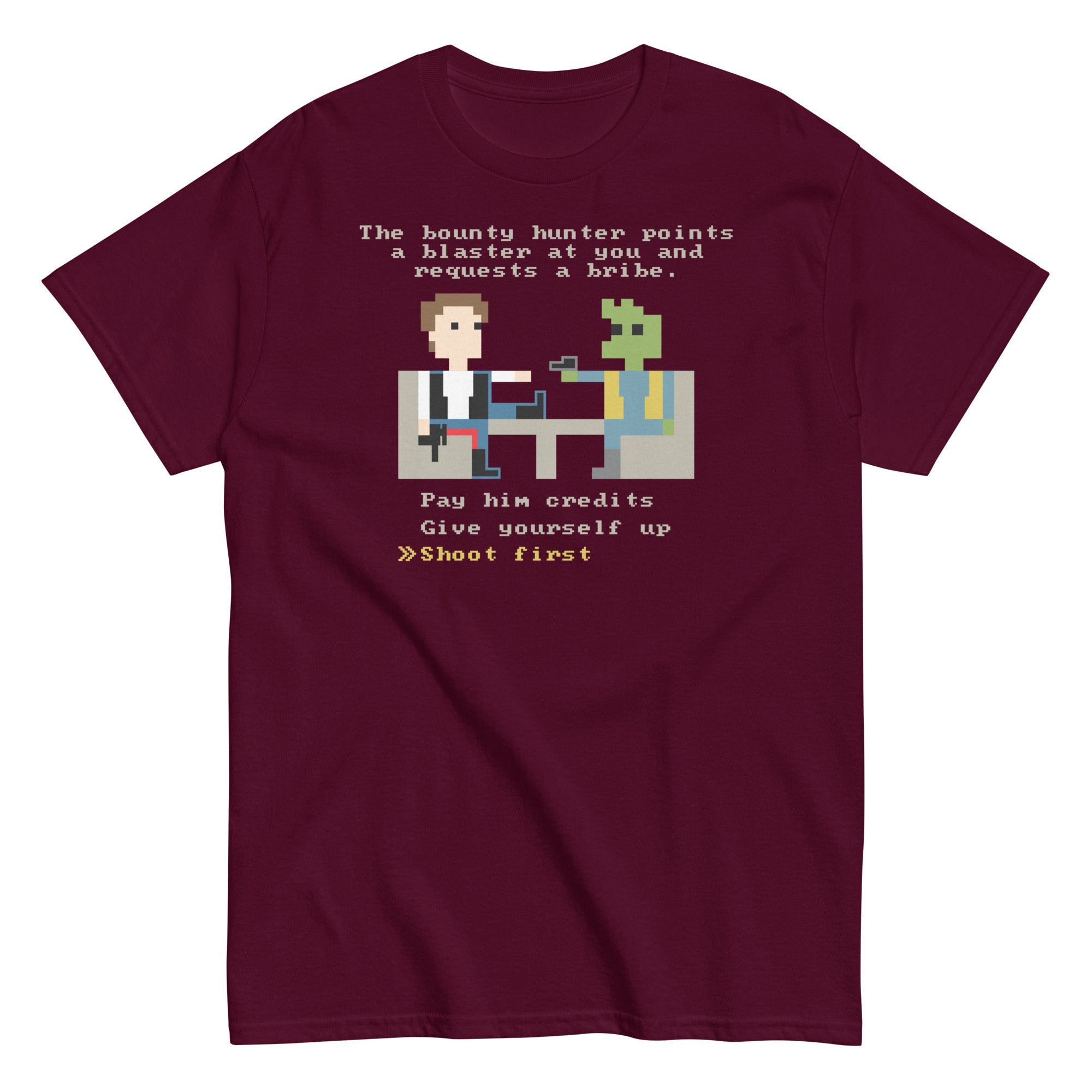 The Bounty Hunter Men's Classic Tee Hoodie, Sweatshirt | CoreVibeTees.com (Image 4)