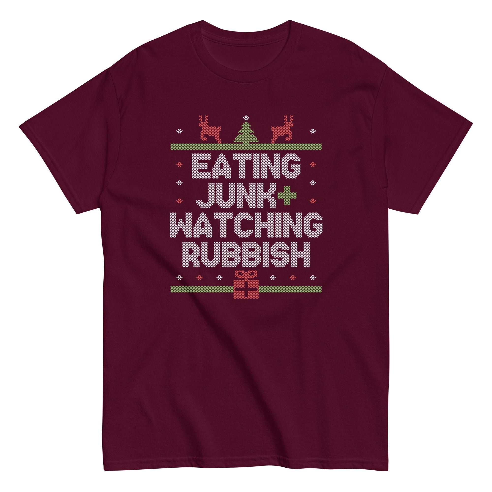 Eating Junk And Watching Rubbish Men's Classic Tee Hoodie, Sweatshirt | CoreVibeTees.com (Image 4)