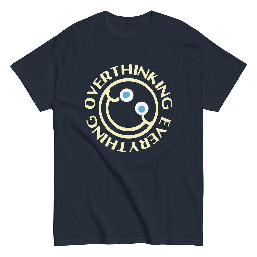 Overthinking Everything Men's Classic Tee Hoodie, Sweatshirt | CoreVibeTees.com (Image 3)