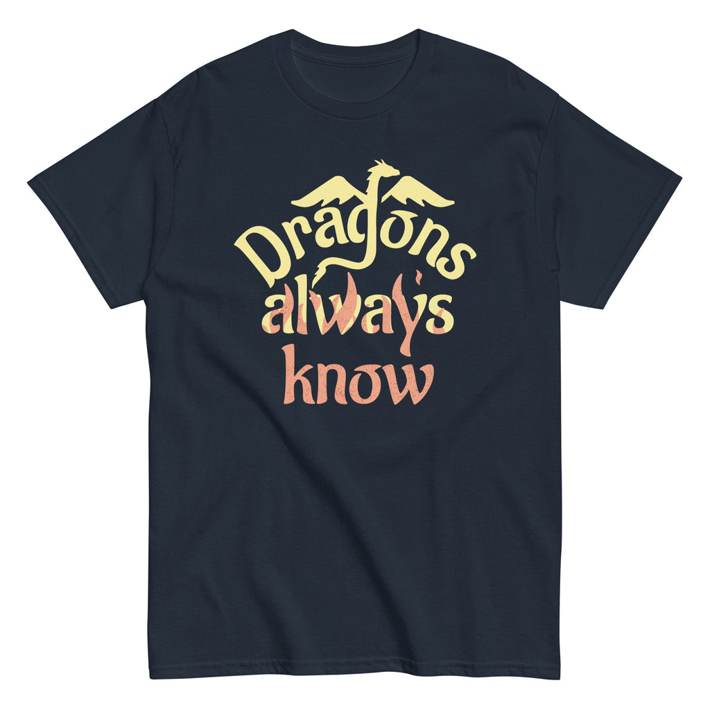 Dragons Always Know Men's Classic Tee Hoodie, Sweatshirt | CoreVibeTees.com (Image 4)