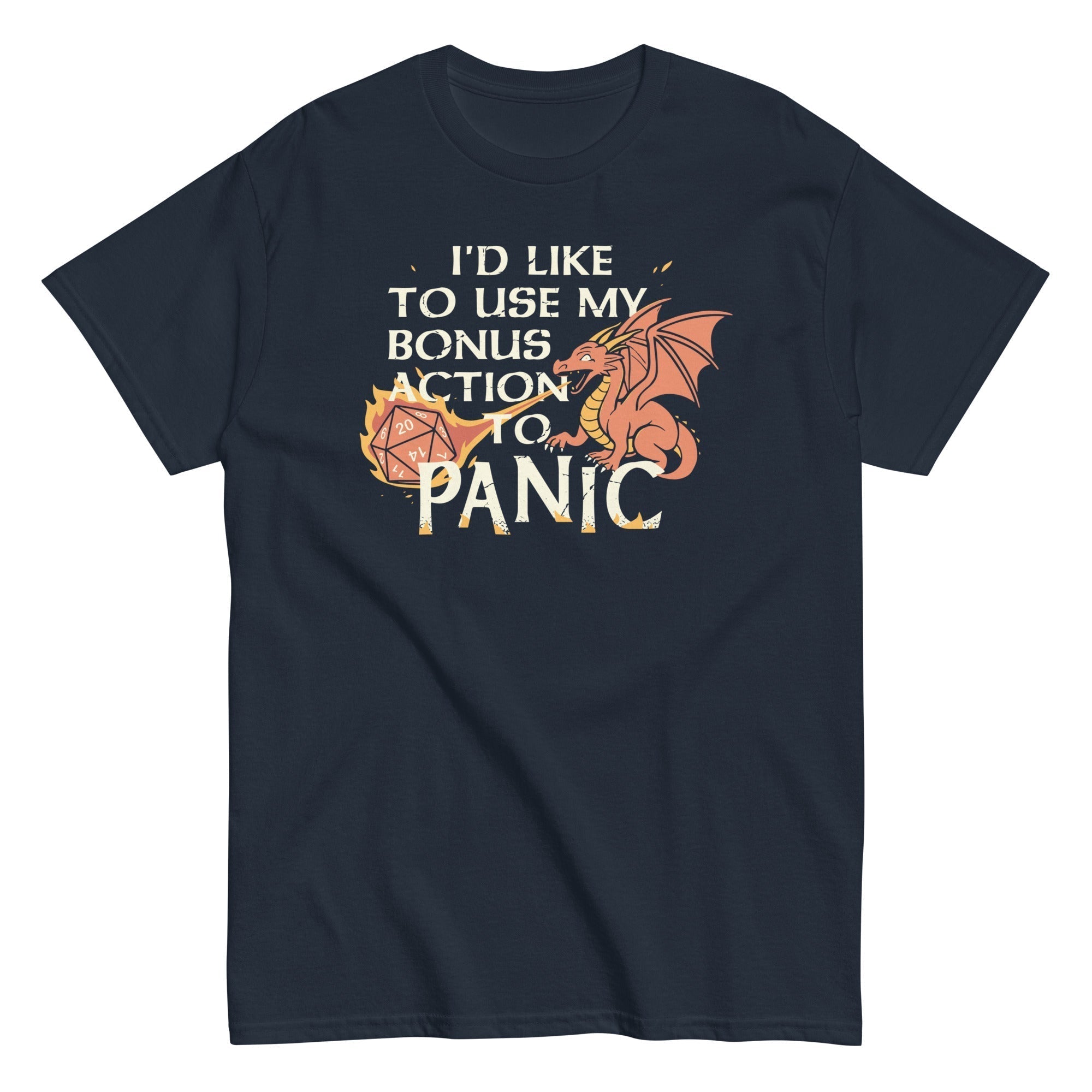 I'd Like To Use My Bonus Action To Panic Men's Classic Tee Hoodie, Sweatshirt | CoreVibeTees.com (Image 4)