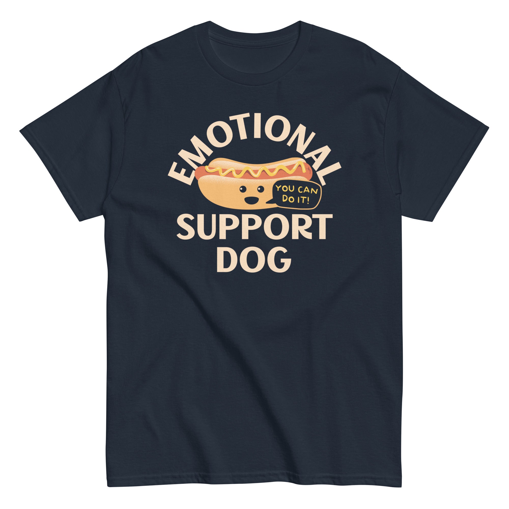 Emotional Support Dog Men's Classic Tee Hoodie, Sweatshirt | CoreVibeTees.com (Image 1)