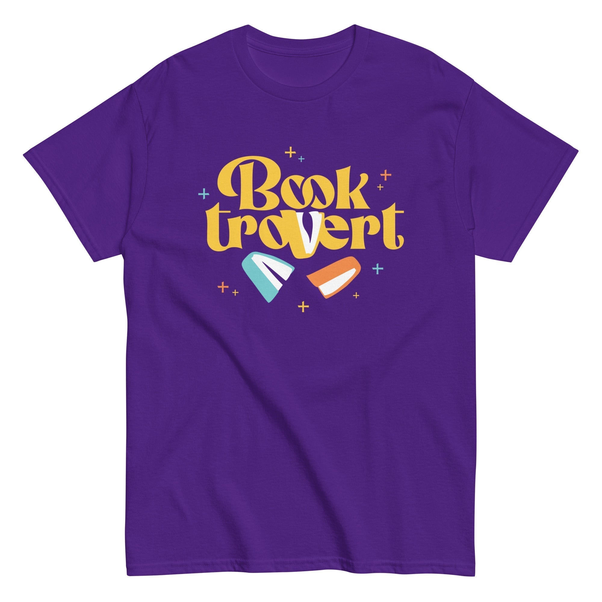 Booktrovert Men's Classic Tee Hoodie, Sweatshirt | CoreVibeTees.com (Image 4)