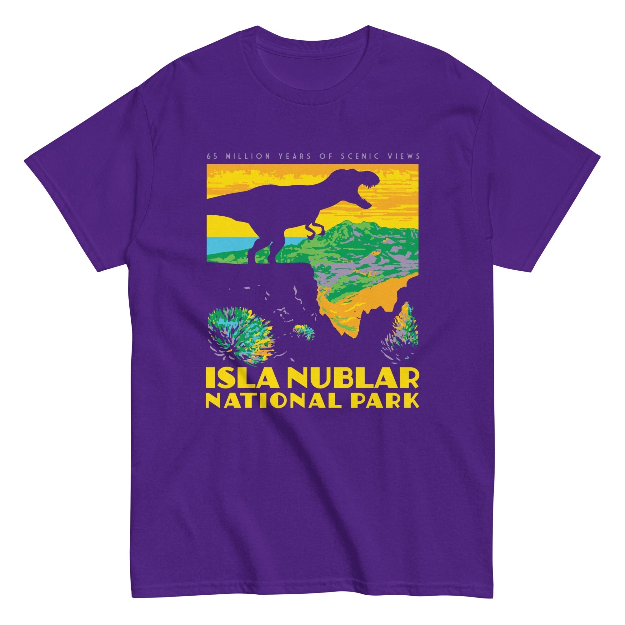 Isla Nublar National Park Men's Classic Tee Hoodie, Sweatshirt | CoreVibeTees.com (Image 4)