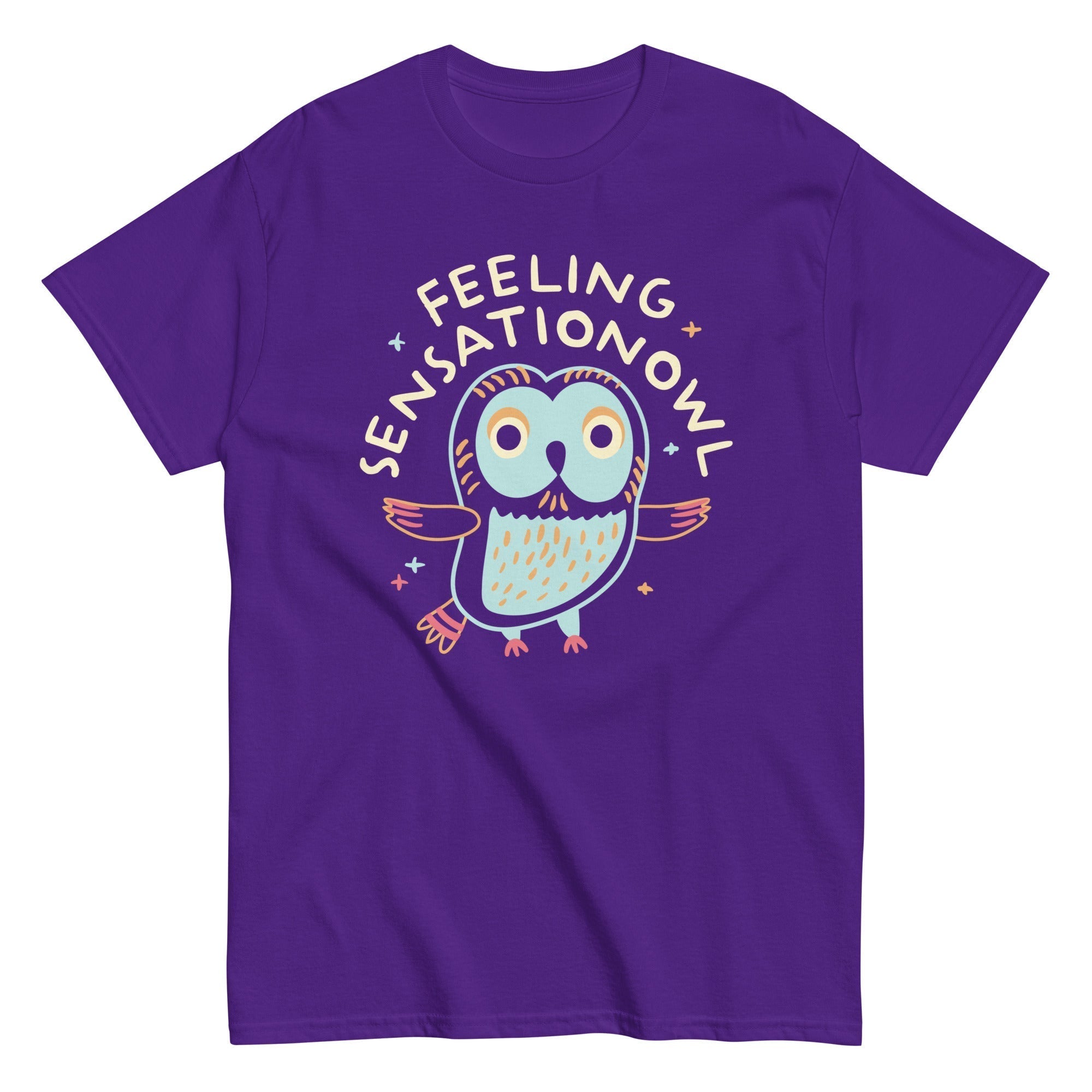 Feeling Sensationowl Men's Classic Tee Hoodie, Sweatshirt | CoreVibeTees.com (Image 5)