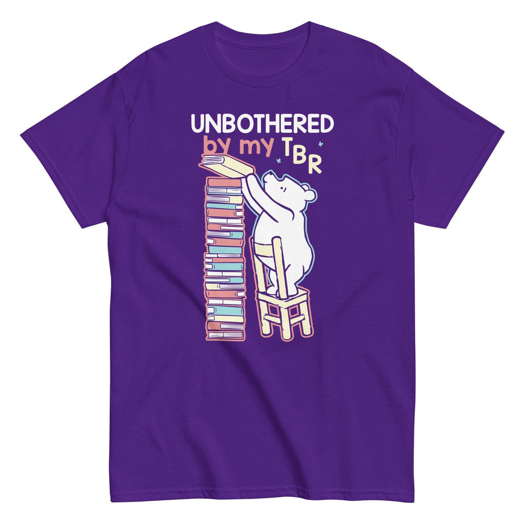 Unbothered By My TBR Men's Classic Tee Hoodie, Sweatshirt | CoreVibeTees.com (Image 5)
