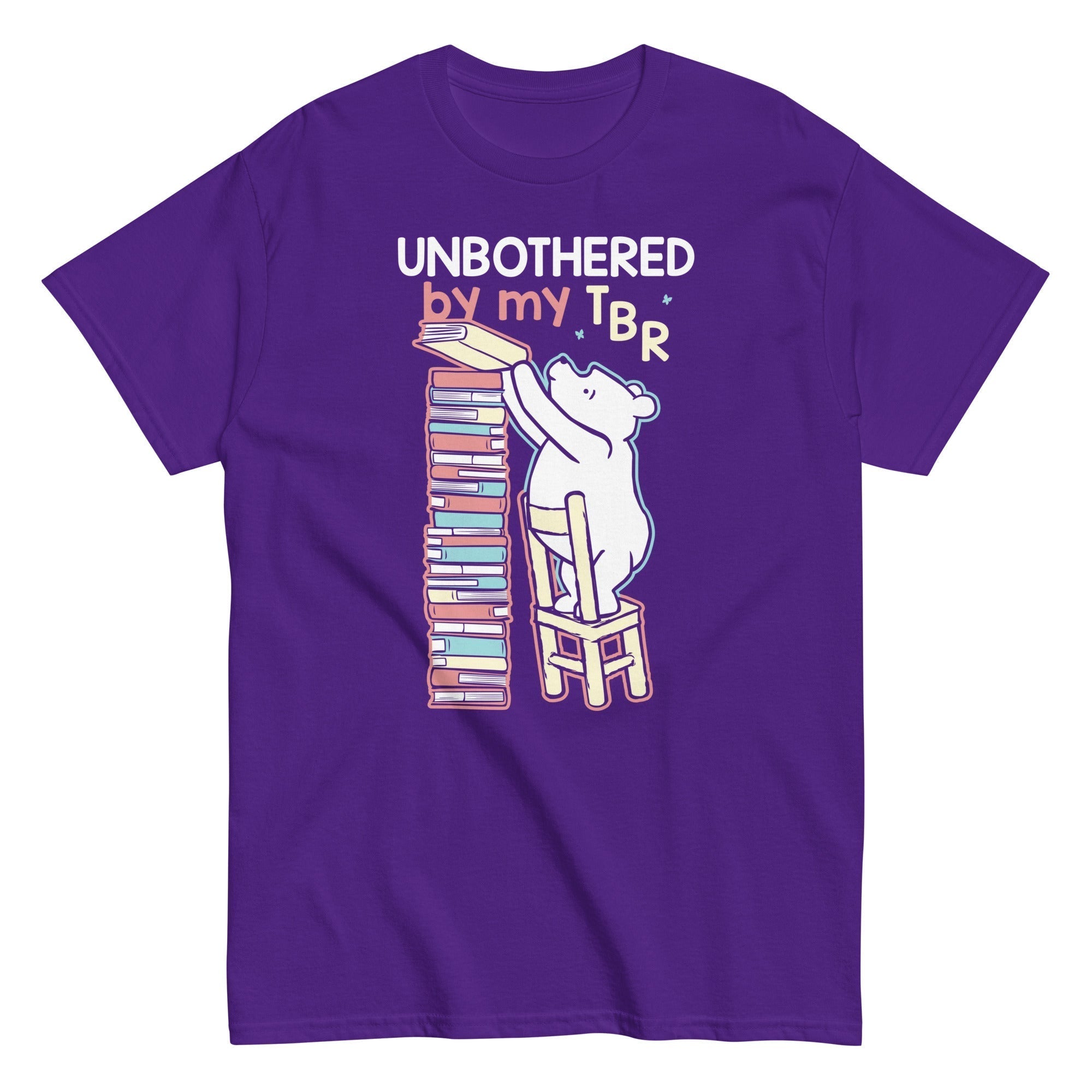 Unbothered By My TBR Men's Classic Tee Hoodie, Sweatshirt | CoreVibeTees.com (Image 5)