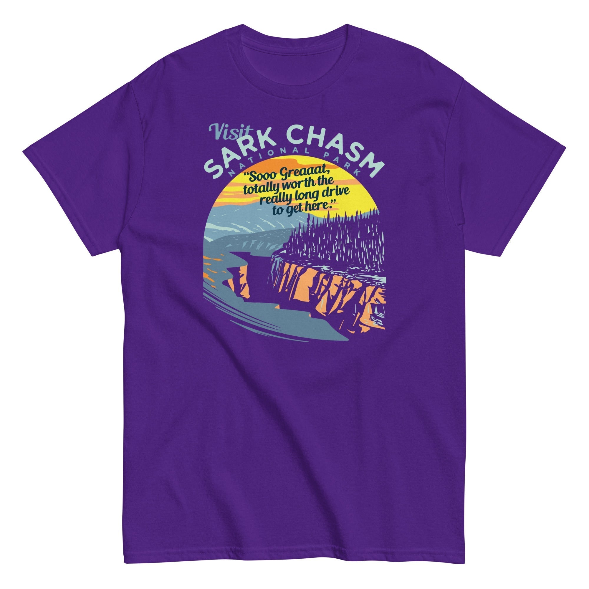 Visit Sark Chasm Men's Classic Tee Hoodie, Sweatshirt | CoreVibeTees.com (Image 4)