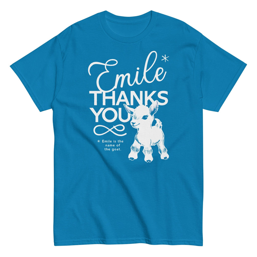 Emile Thanks You Men's Classic Tee Hoodie, Sweatshirt | CoreVibeTees.com (Image 1)