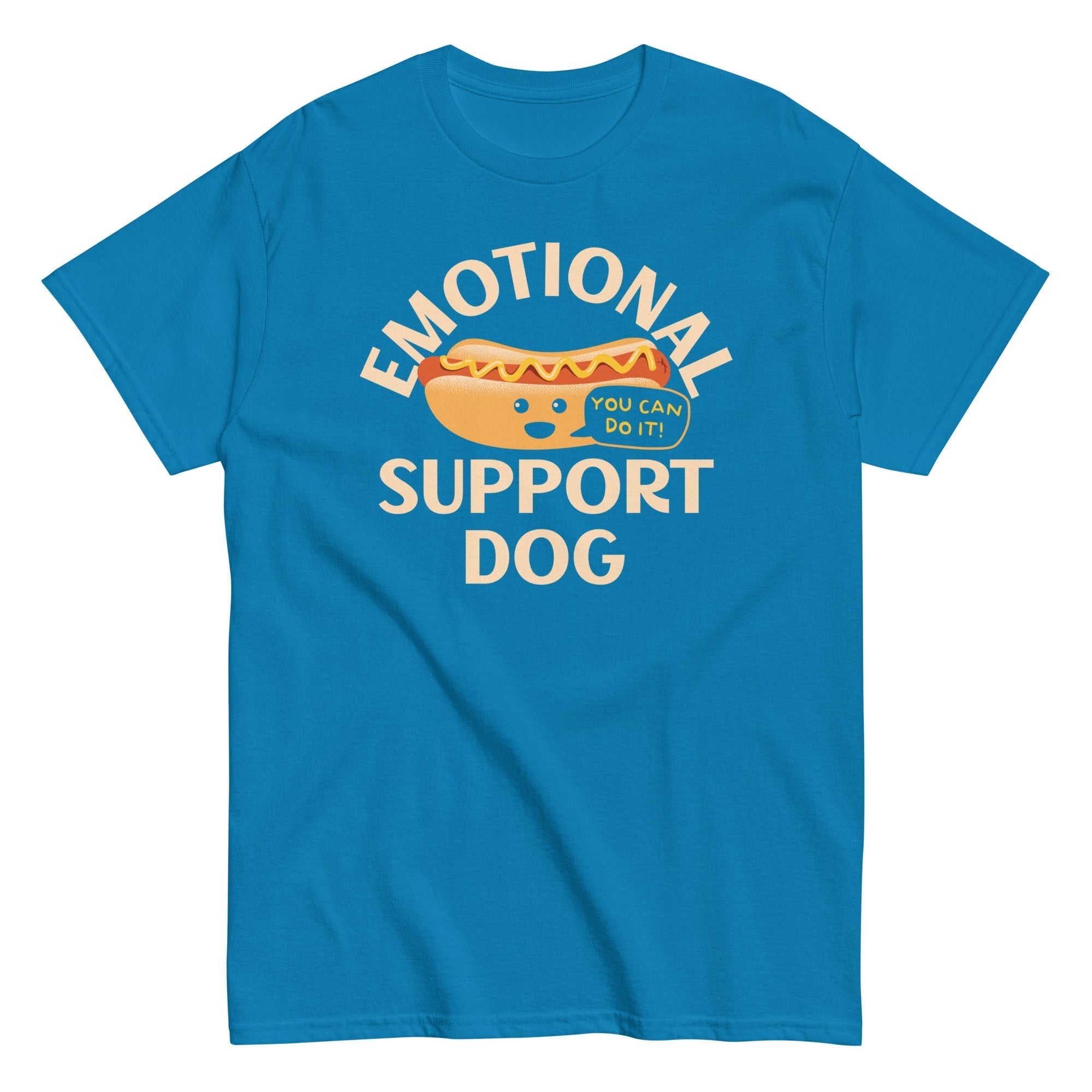 Emotional Support Dog Men's Classic Tee Hoodie, Sweatshirt | CoreVibeTees.com (Image 5)