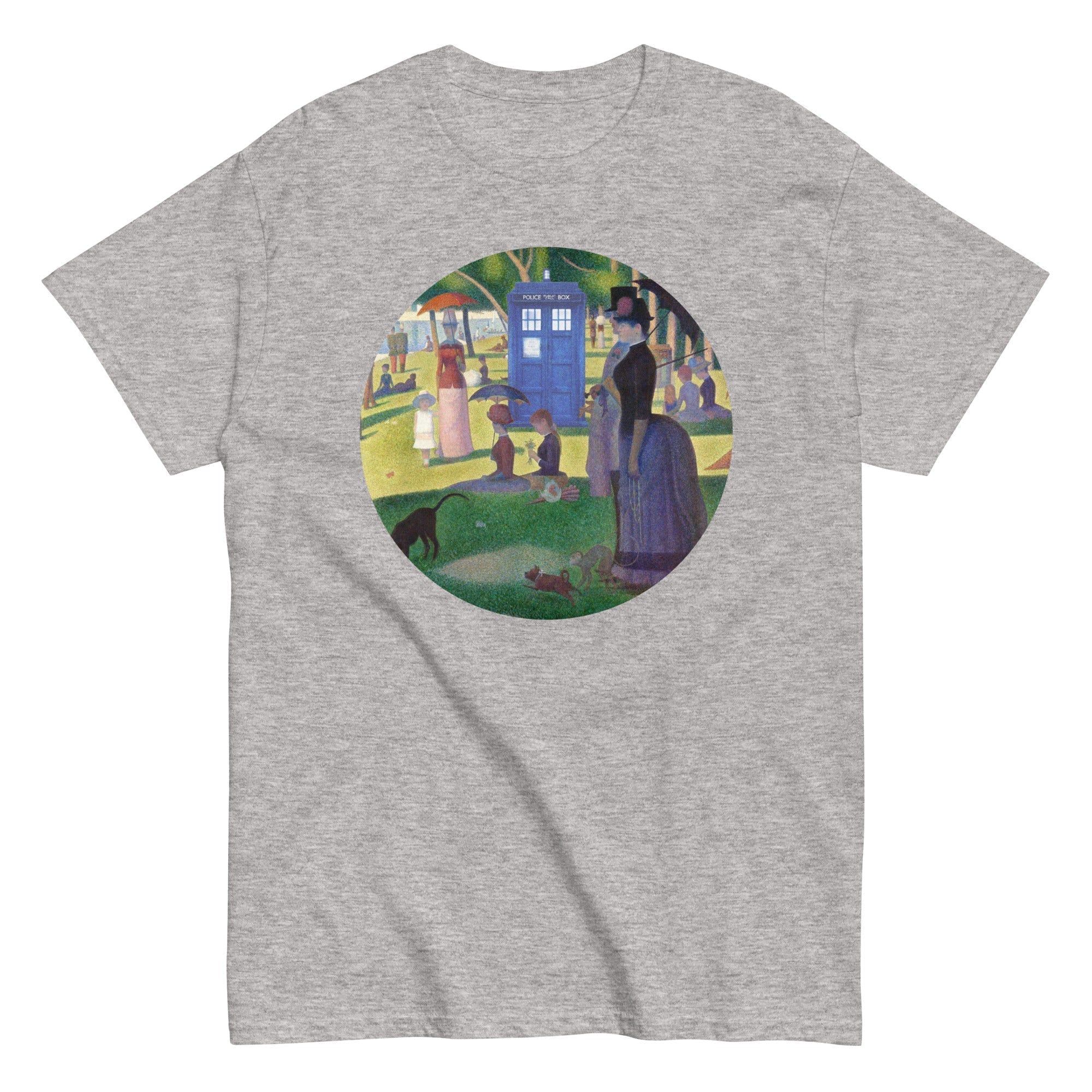 Tardis On La Grande Men's Classic Tee Hoodie, Sweatshirt | CoreVibeTees.com (Image 5)