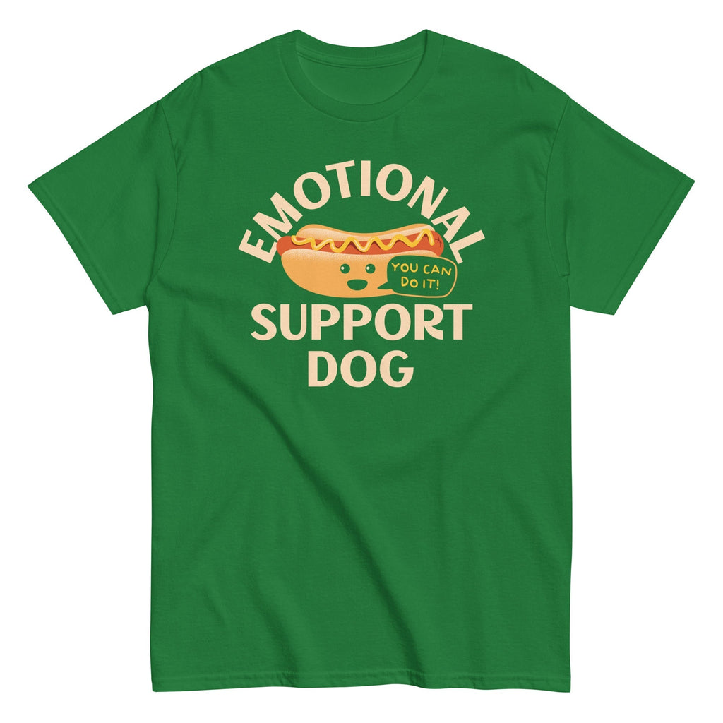 Emotional Support Dog Men's Classic Tee Hoodie, Sweatshirt | CoreVibeTees.com (Image 4)