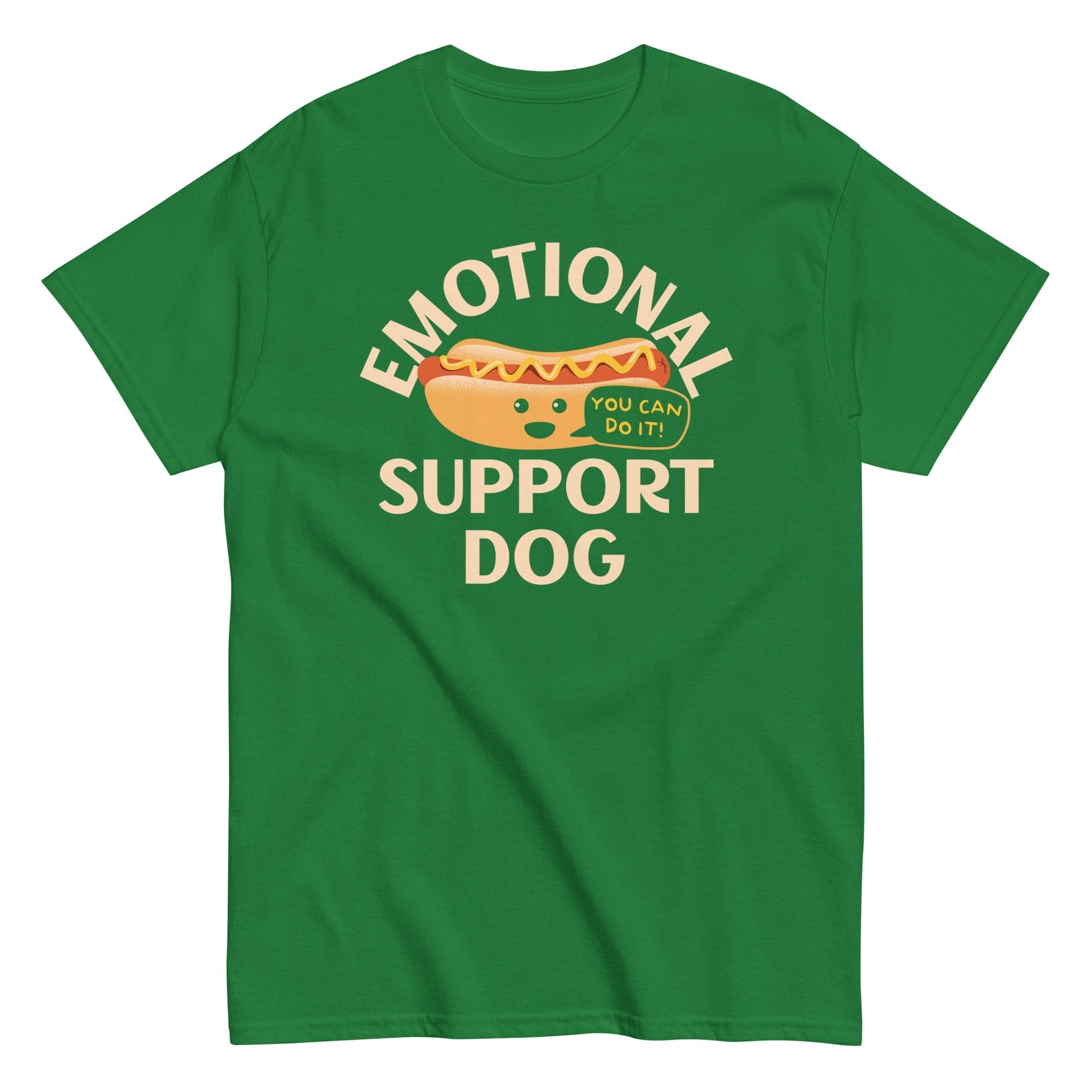 Emotional Support Dog Men's Classic Tee Hoodie, Sweatshirt | CoreVibeTees.com (Image 4)