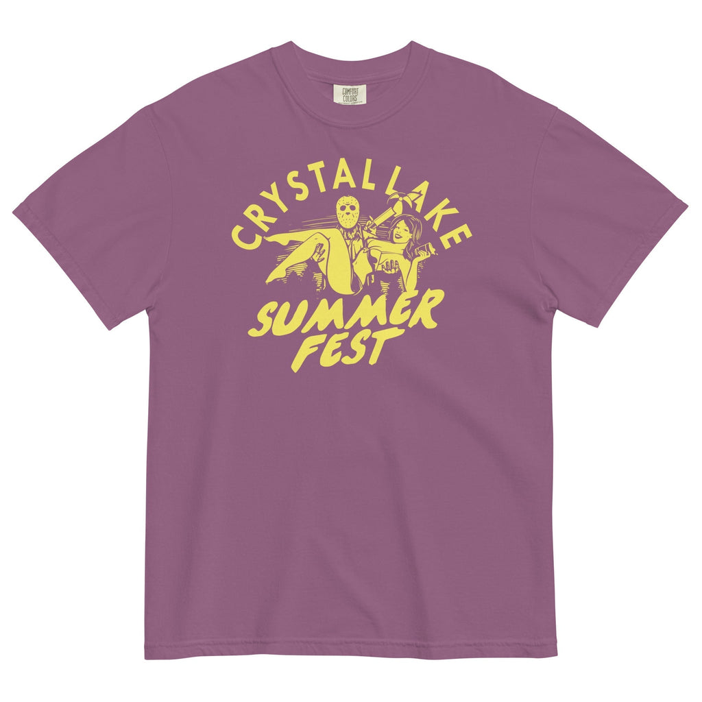 Crystal Lake Summer Fest Men's Relaxed Fit Tee Hoodie, Sweatshirt | CoreVibeTees.com (Image 3)