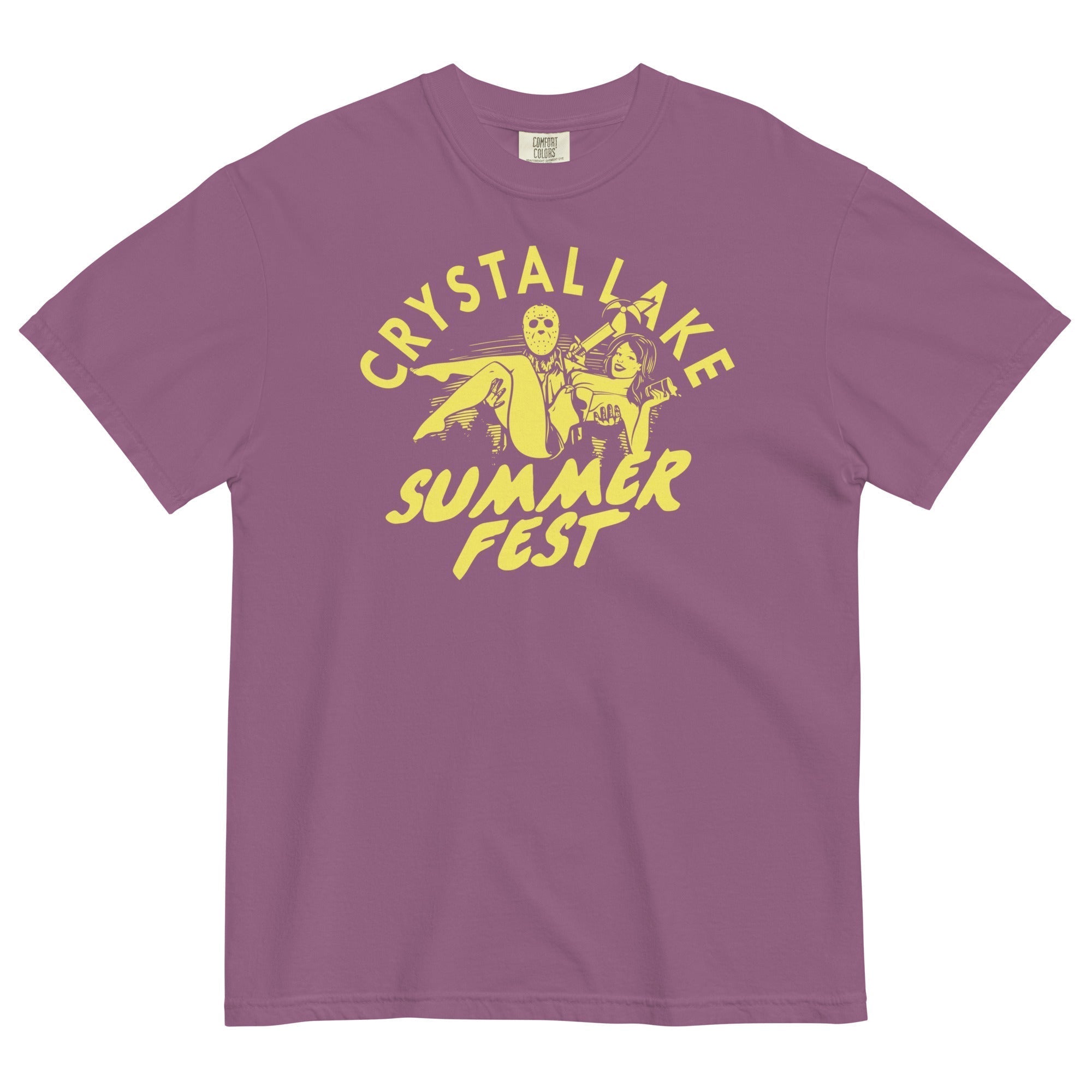Crystal Lake Summer Fest Men's Relaxed Fit Tee Hoodie, Sweatshirt | CoreVibeTees.com (Image 3)