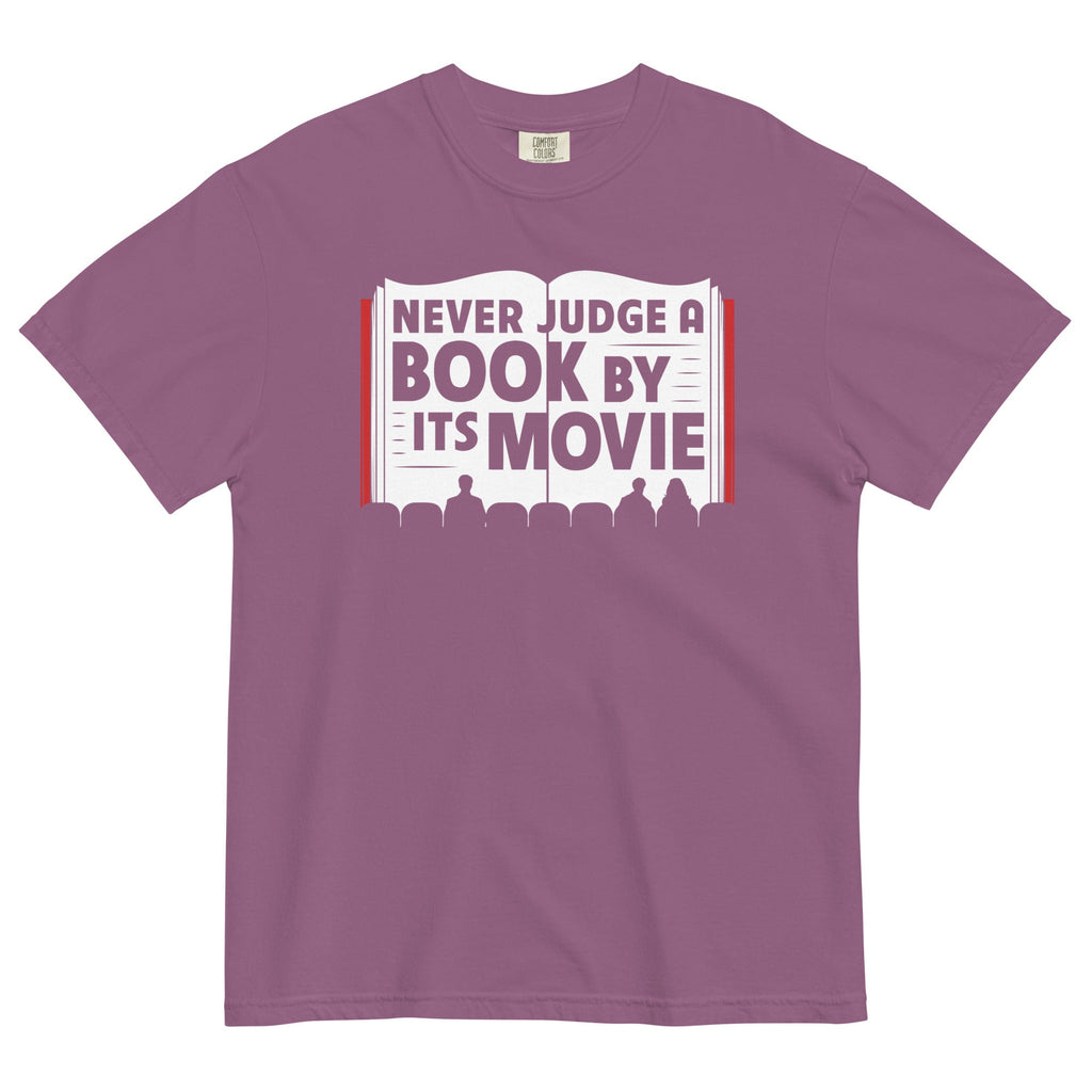 Never Judge A Book By Its Movie Men's Relaxed Fit Tee Hoodie, Sweatshirt | CoreVibeTees.com (Image 3)