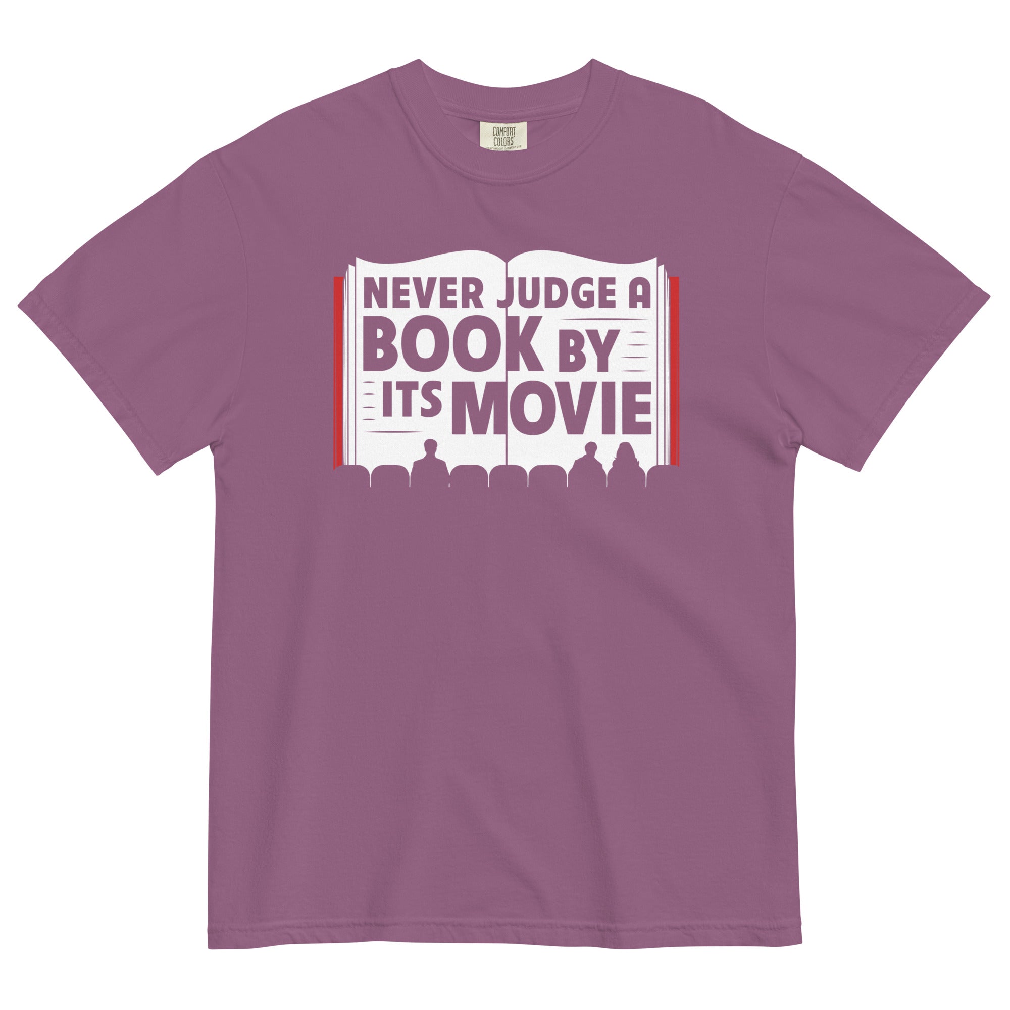 Never Judge A Book By Its Movie Men's Relaxed Fit Tee Hoodie, Sweatshirt | CoreVibeTees.com (Image 3)