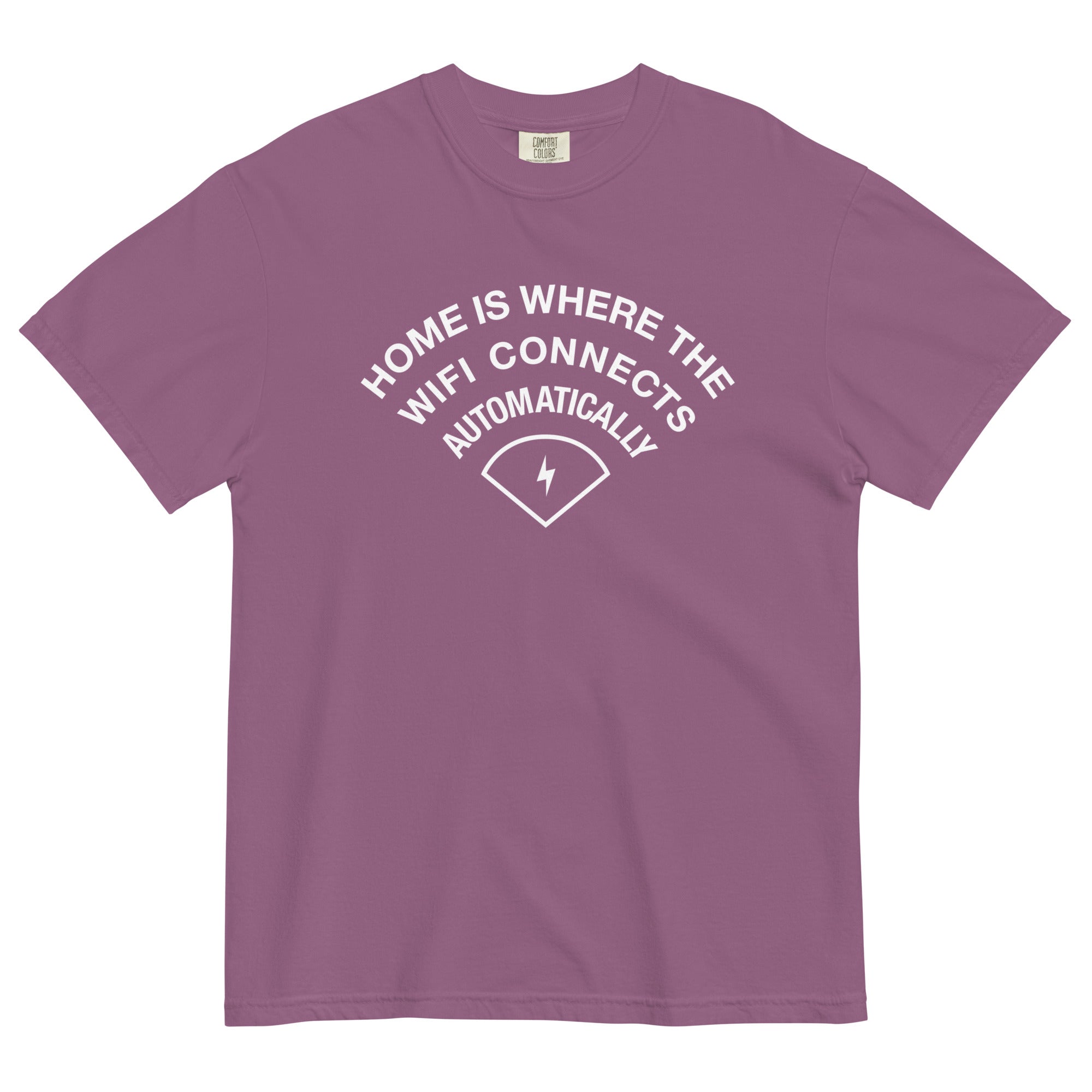 Home Is Where The WiFI Connects Automatically Men's Relaxed Fit Tee Hoodie, Sweatshirt | CoreVibeTees.com (Image 5)