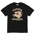 Coffee Is Magical Men's Relaxed Fit Tee Hoodie, Sweatshirt | CoreVibeTees.com (Image 1)