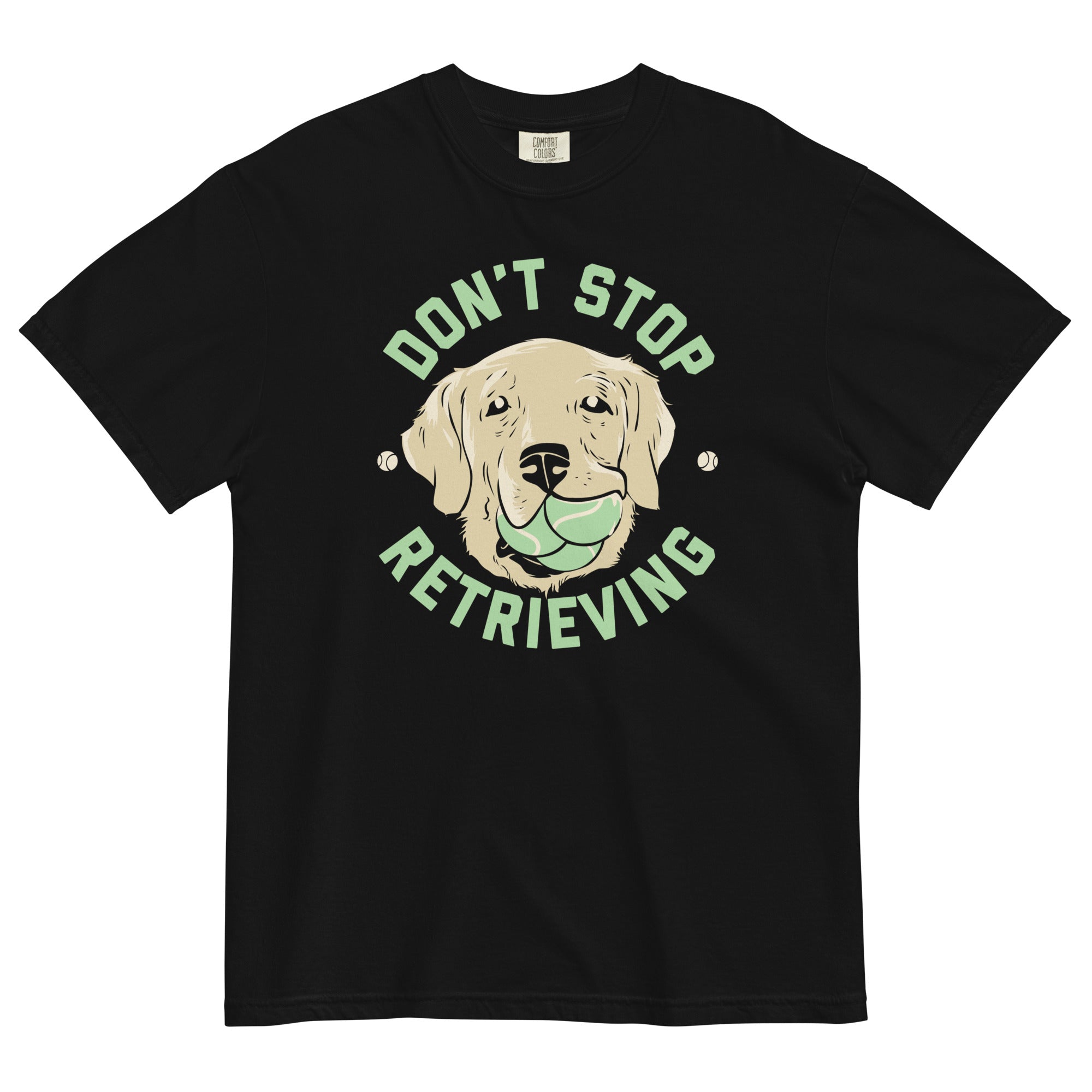 Don't Stop Retrieving Men's Relaxed Fit Tee Hoodie, Sweatshirt | CoreVibeTees.com (Image 2)