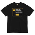 Human Quit Unexpectedly Men's Relaxed Fit Tee Hoodie, Sweatshirt | CoreVibeTees.com (Image 1)