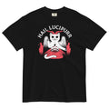Hail Lucipurr Men's Relaxed Fit Tee Hoodie, Sweatshirt | CoreVibeTees.com (Image 1)