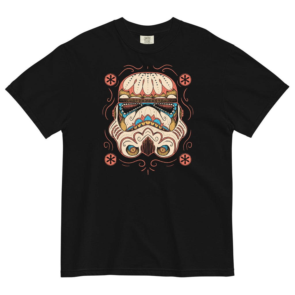 Sugar Skull Trooper Men's Relaxed Fit Tee Hoodie, Sweatshirt | CoreVibeTees.com (Image 1)