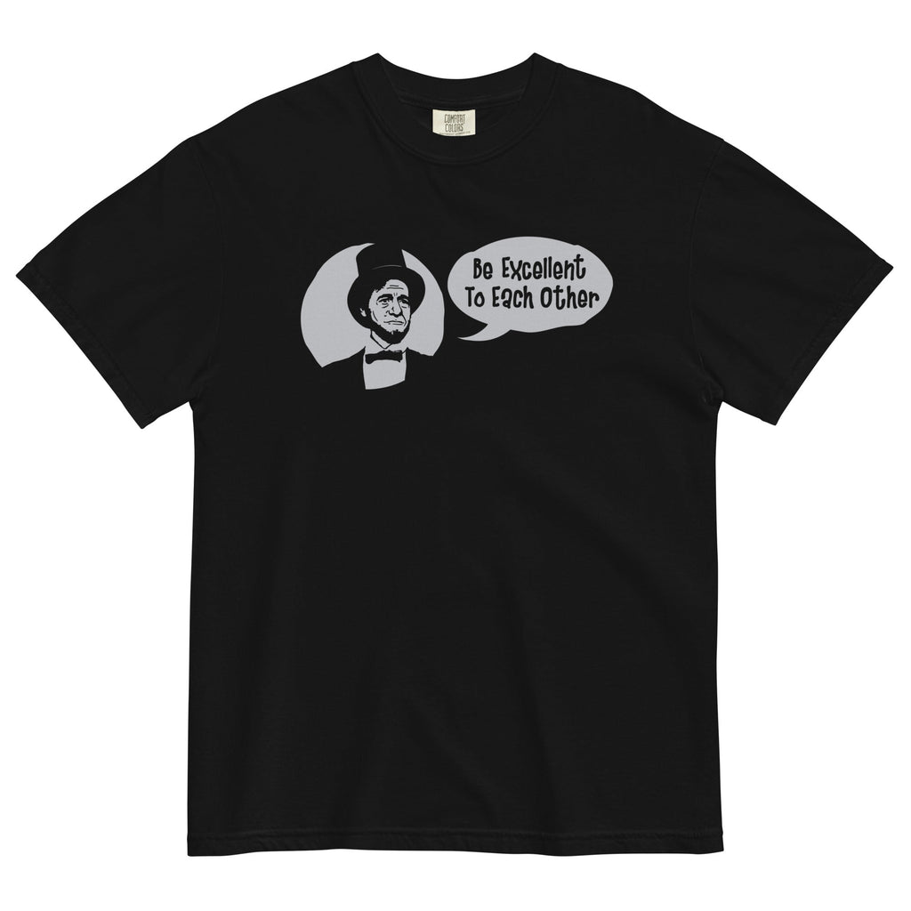 Be Excellent to Each Other Men's Relaxed Fit Tee Hoodie, Sweatshirt | CoreVibeTees.com (Image 1)