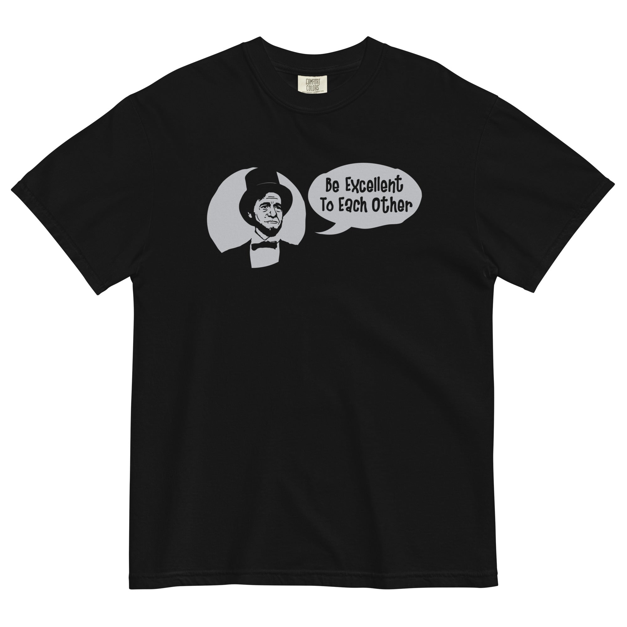 Be Excellent to Each Other Men's Relaxed Fit Tee Hoodie, Sweatshirt | CoreVibeTees.com (Image 1)
