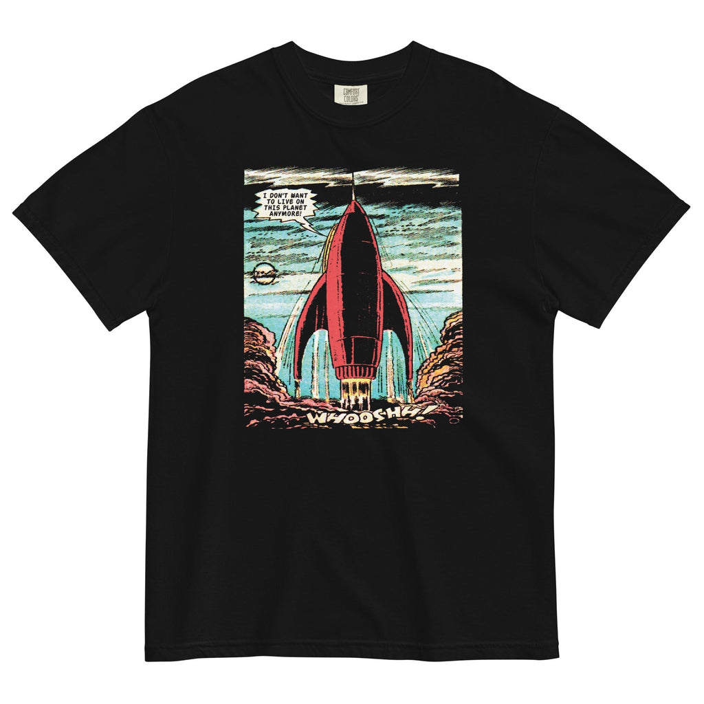 I Don't Want To Live On This Planet Anymore Men's Relaxed Fit Tee Hoodie, Sweatshirt | CoreVibeTees.com (Image 1)