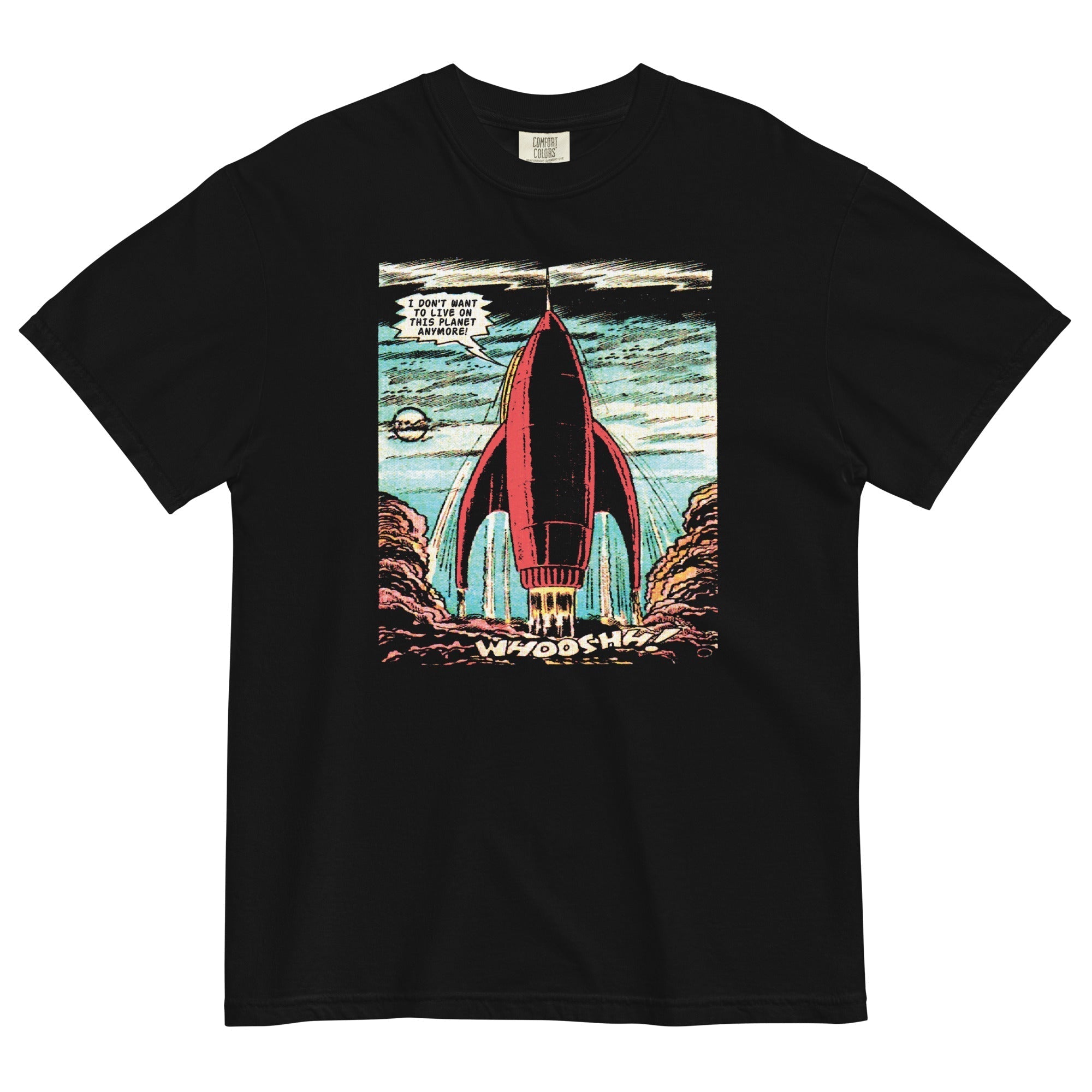 I Don't Want To Live On This Planet Anymore Men's Relaxed Fit Tee Hoodie, Sweatshirt | CoreVibeTees.com (Image 1)